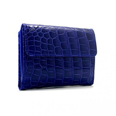 Milan Blue Small Folded Wallet