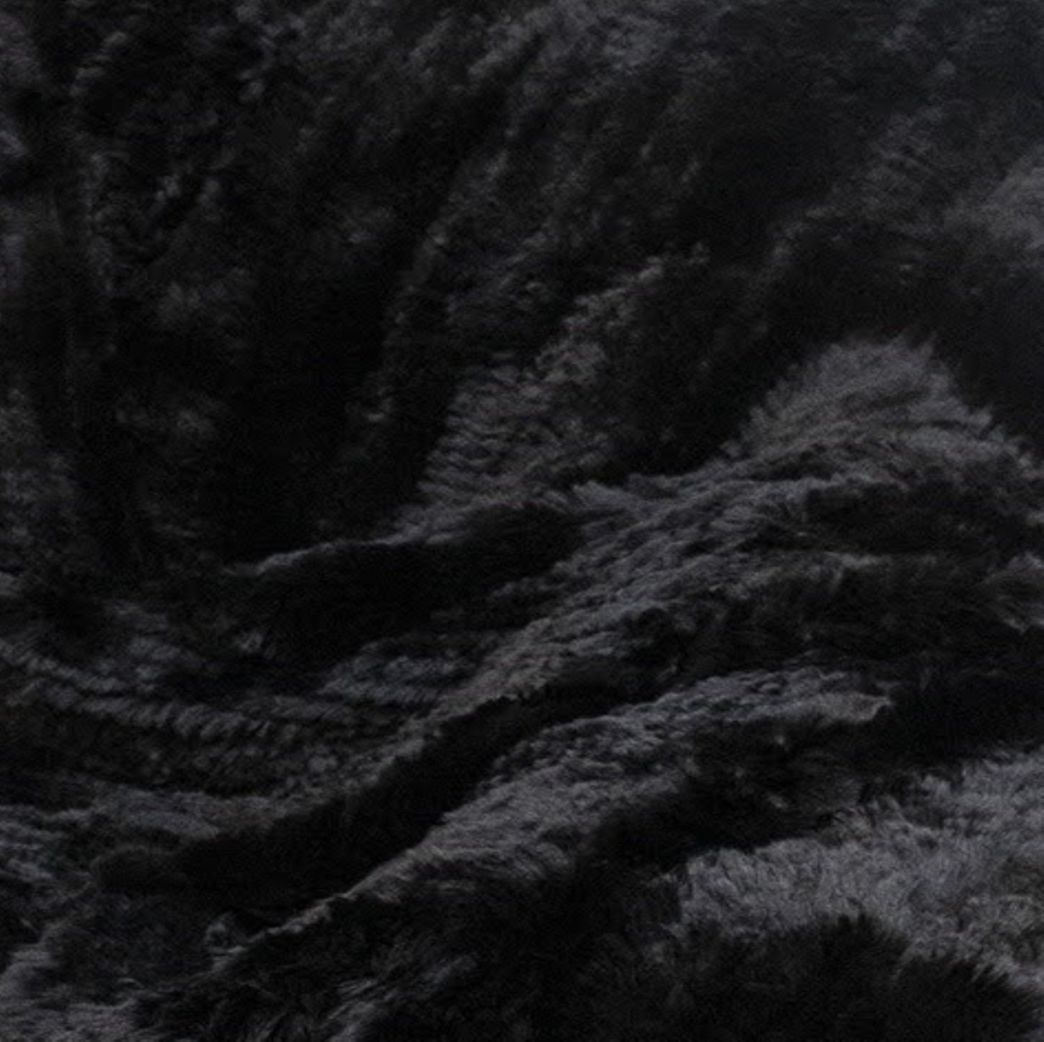 Mont Blanc Black Knitted Blanket 120 cm x 220 cm