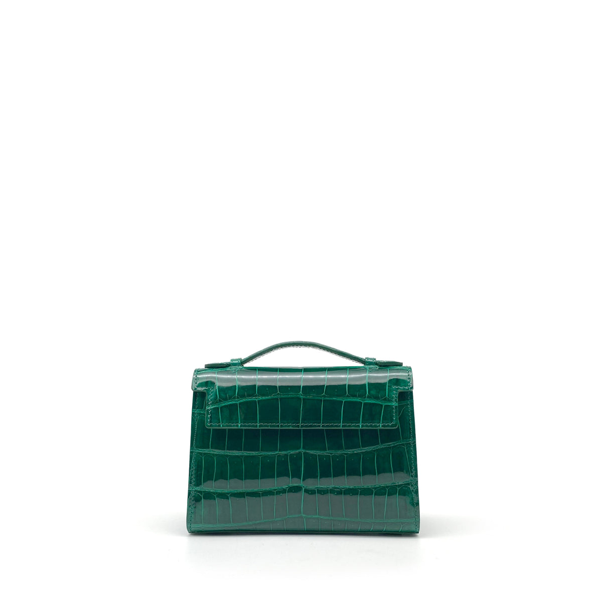 New York Green Mini Handle Bag