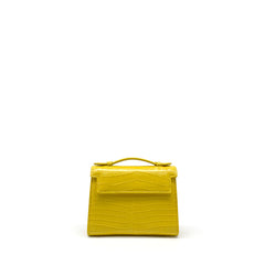 New York Yellow Mini Handle Bag
