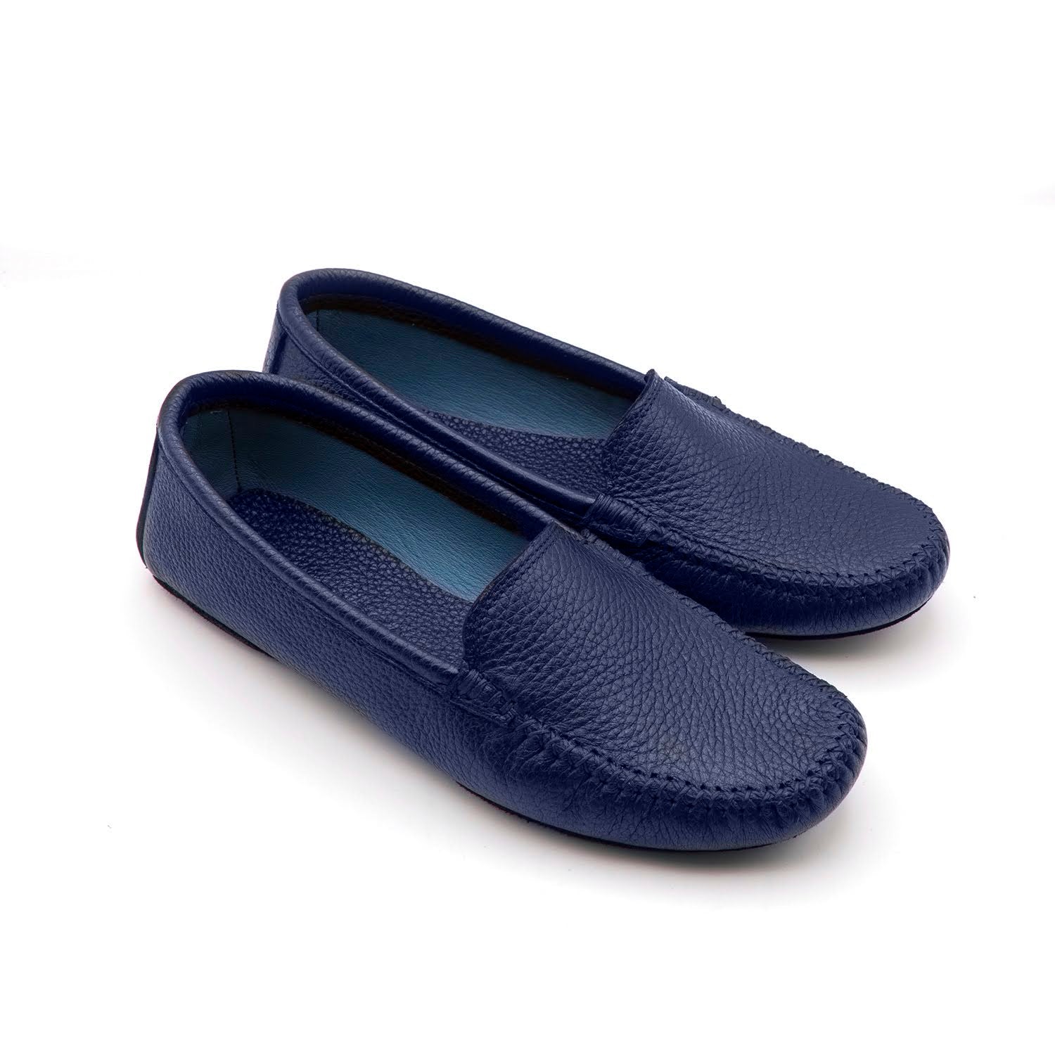 Milan Blue Navy Soft Slippers