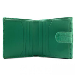 Milan Green Small Folded Wallet