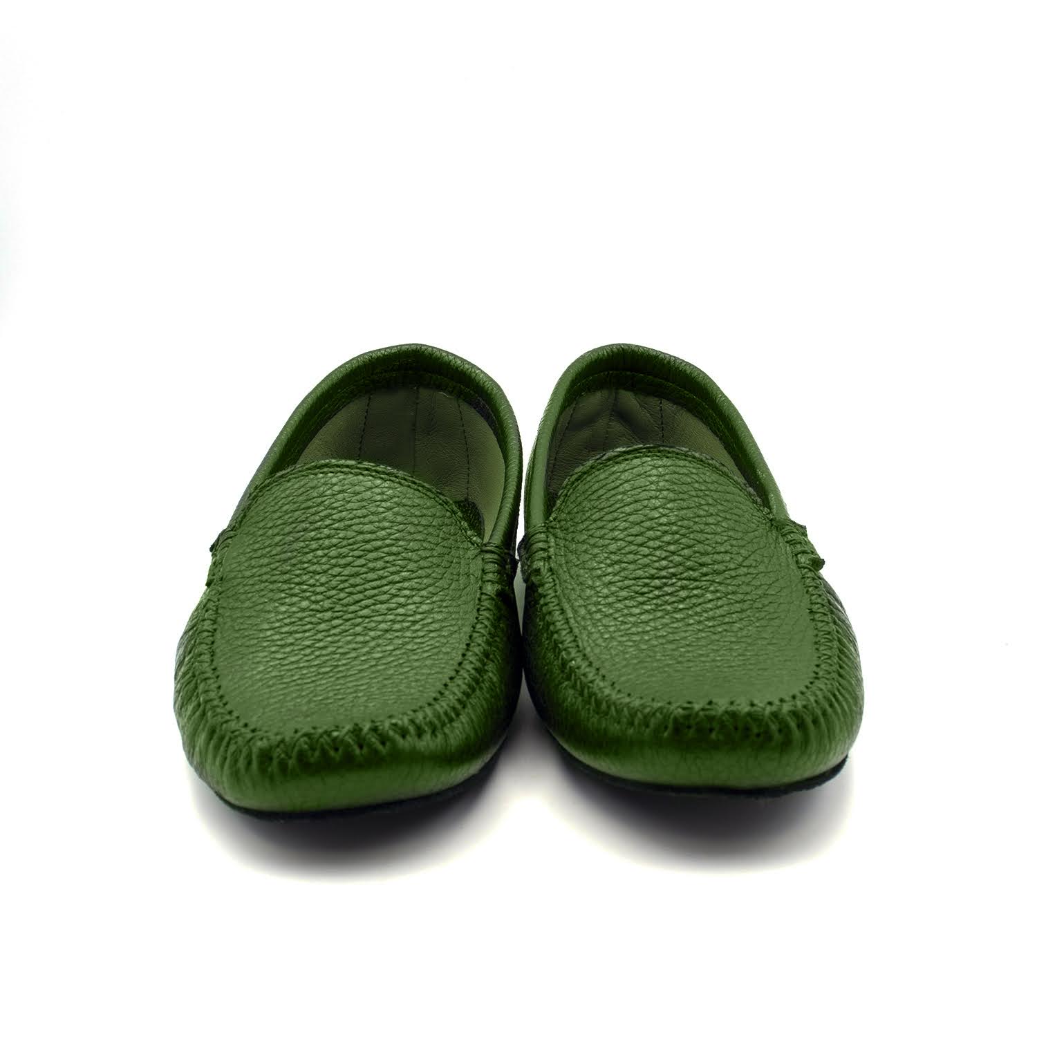 Milan Green Soft Slippers