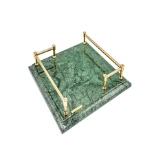 Mont Blanc Green Marble Square Tray