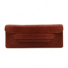 New York Red Maxi Clutch Bag
