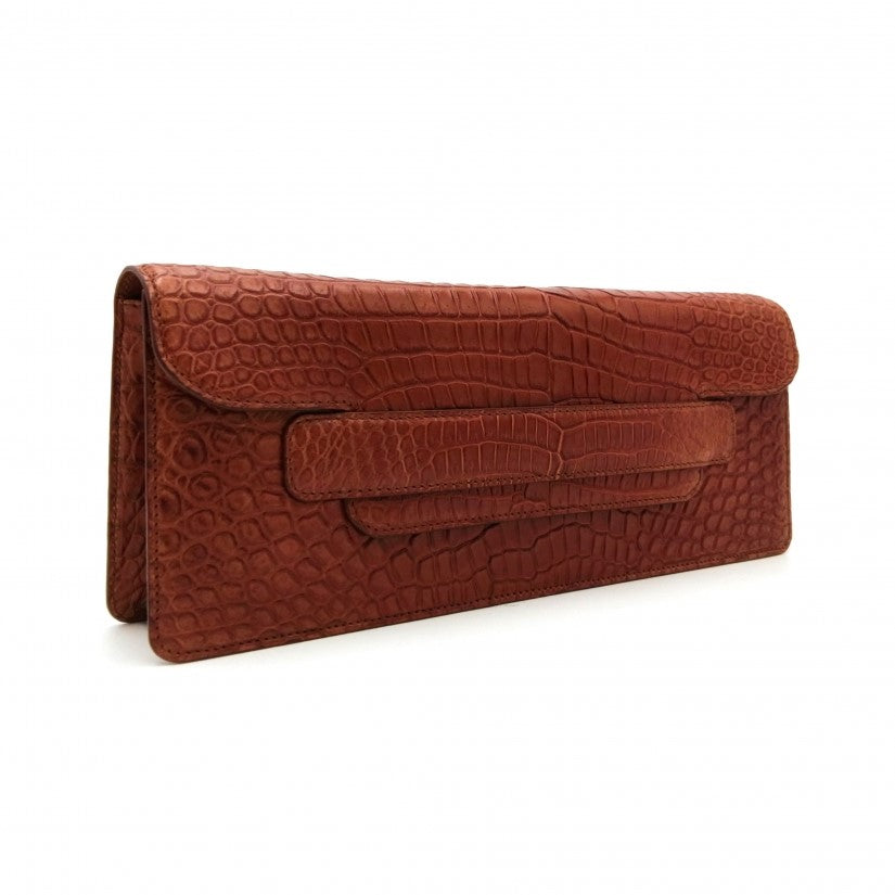 New York Red Maxi Clutch Bag